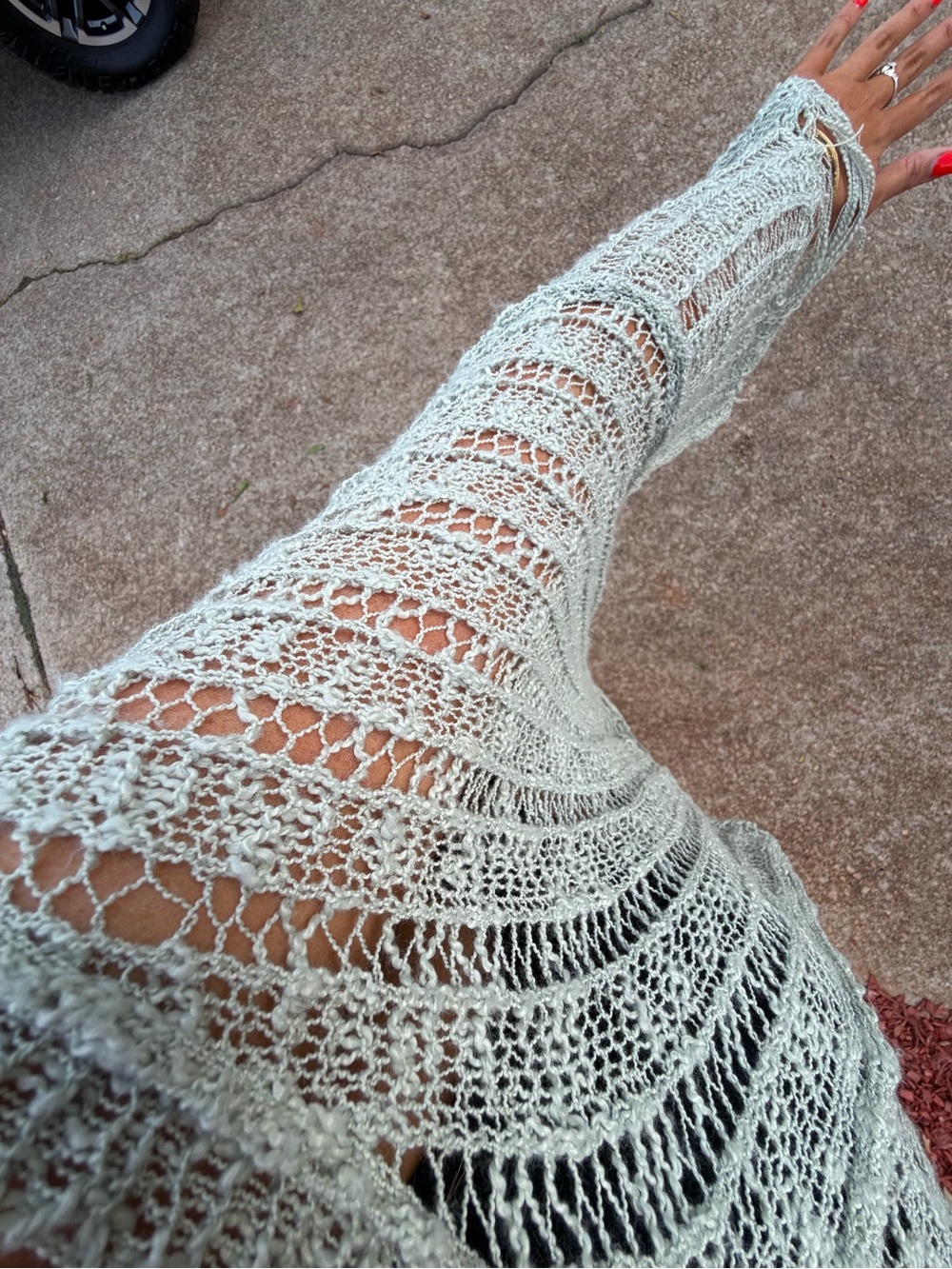 POL Over-sized loose knit sweater RUNS LARGE - Picture 5 of 7